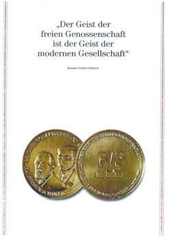 Bild von beiden Seite einer Medaille